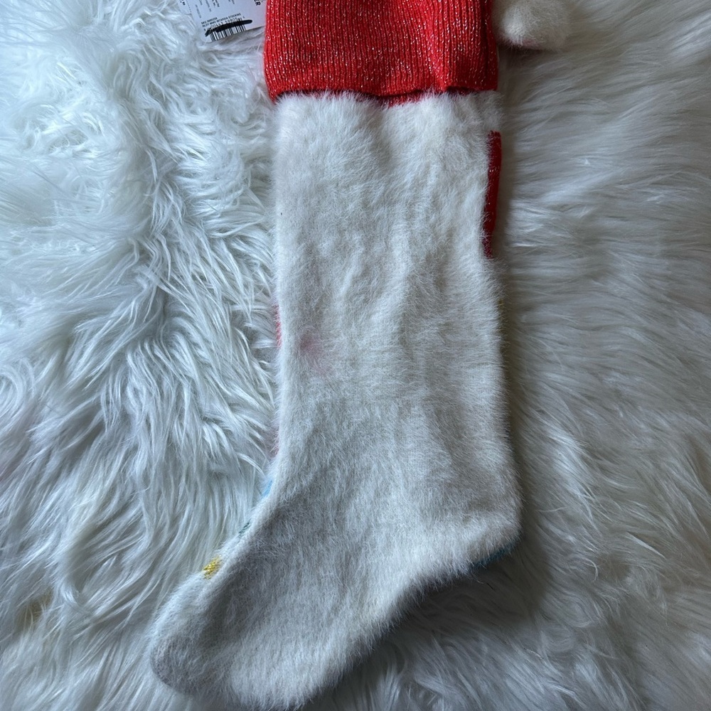 🩷5/$10 Colorful Fuzzy Pet Christmas Stocking - Picture 6 of 7